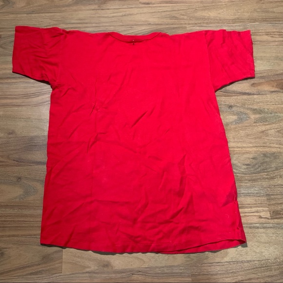 Vintage Champion Made in USA San Francisco 49ers Single Stitch Tee Adult XL Red - Picture 7 of 8